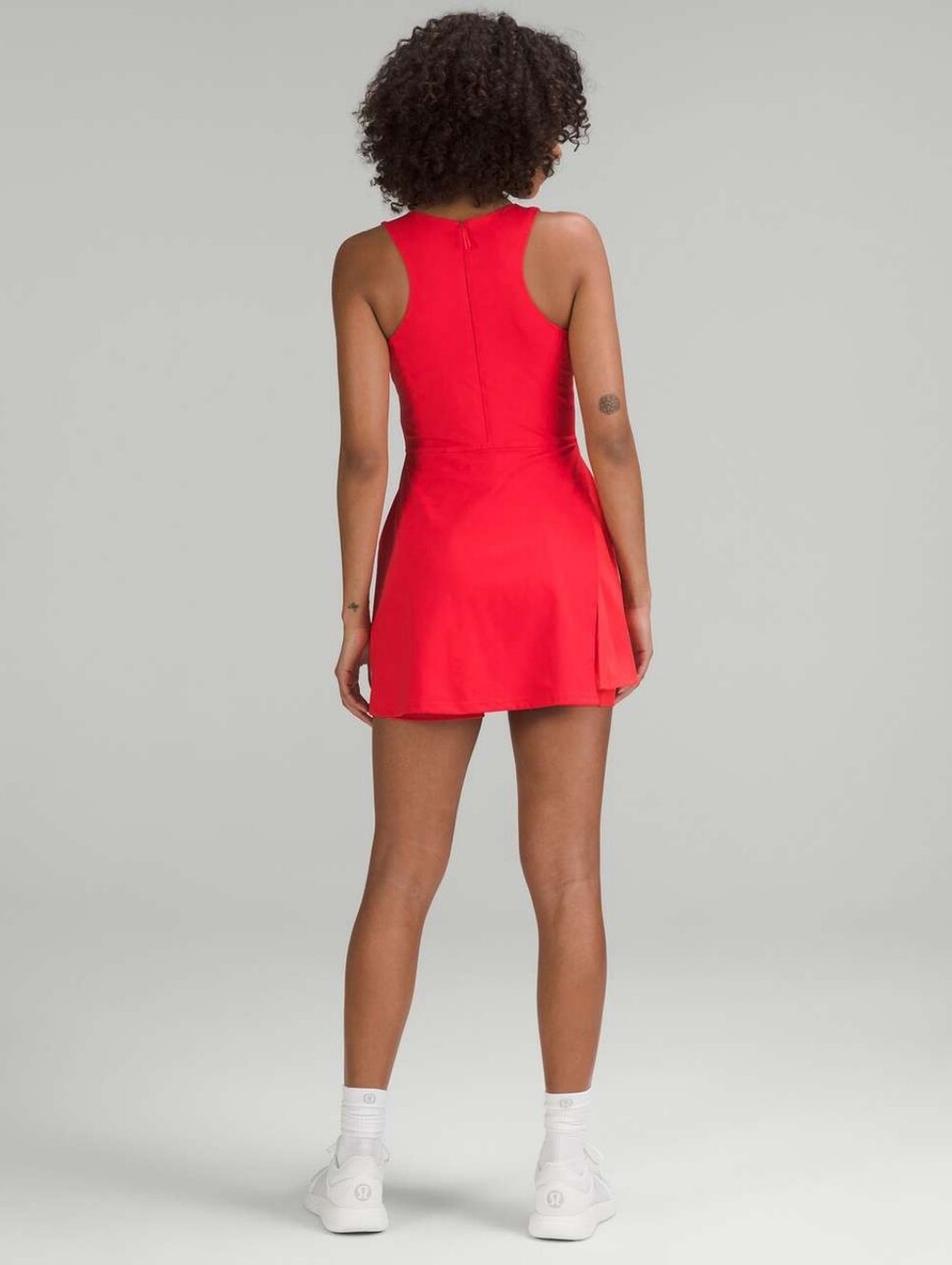 Lululemon Nulux Asymmetrical Tennis Dress (6). MRSN $138 - Picture 4 of 16